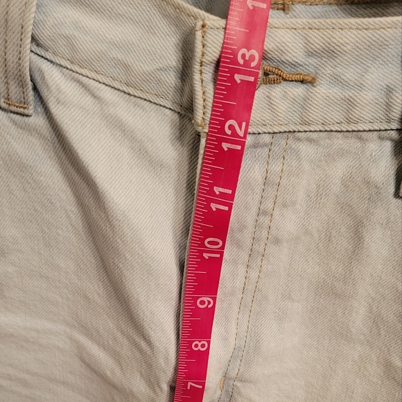 Levi's Light Blue Ballon Jean Shorts, 32 - Picture 6 of 9